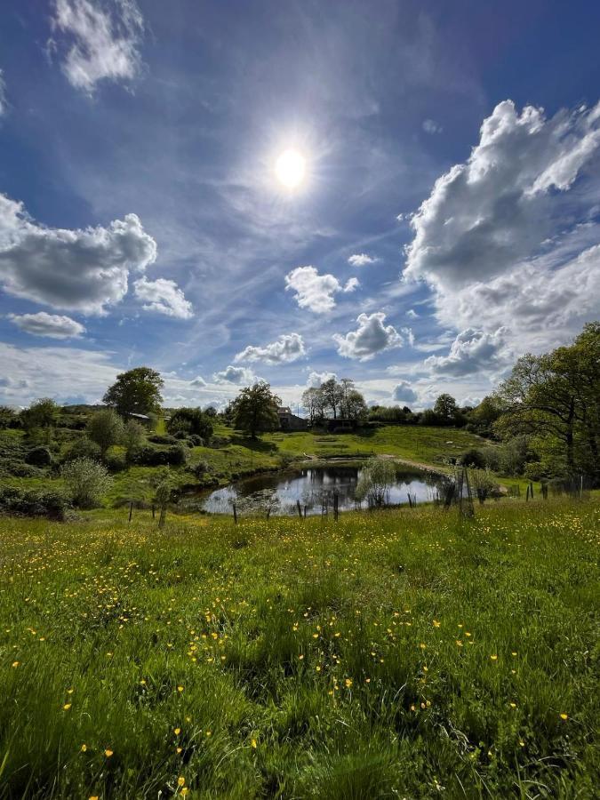 La Ferme Du Pont De Maumy, Cabane Au Bord De L'Etang Et Bain Nordique Busserolles 外观 照片